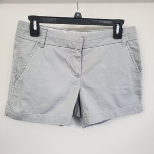 J Crew chino shorts 4" inseam solid gray